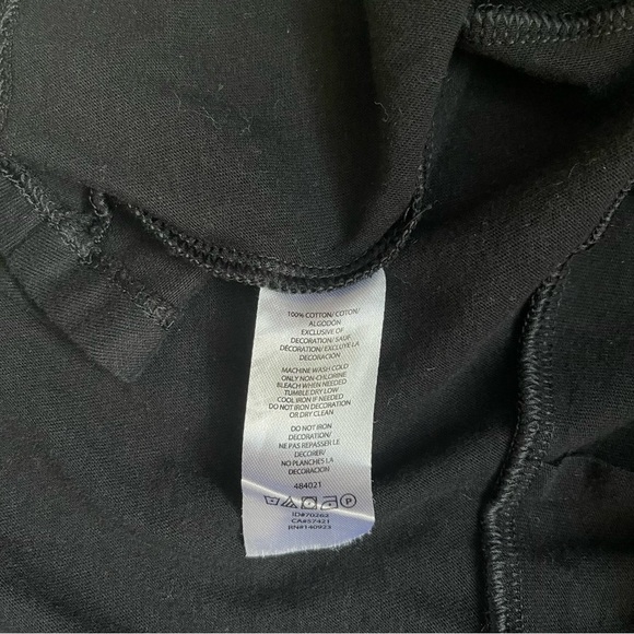 LOFT Black Short Sleeve Wrap Top - Picture 9 of 10